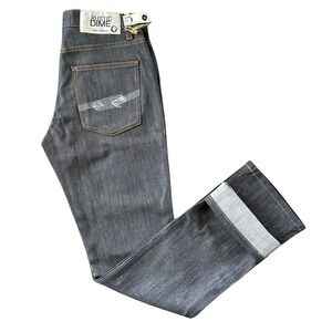 Rustic Dime Men's Slim Fit Charcoal Grey Zip Fly Stretch Jeans Size 30 NWT $60
